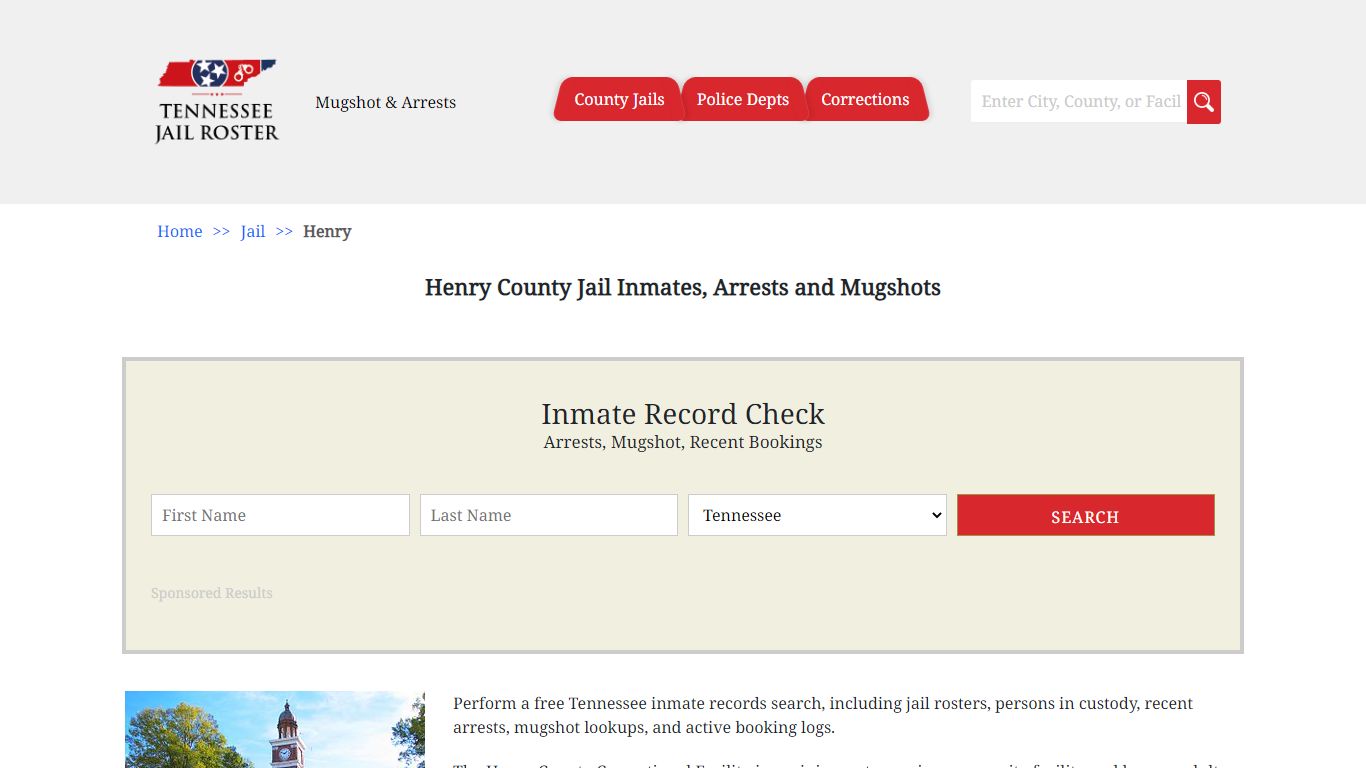 Henry County Jail Inmates, Arrests and Mugshots